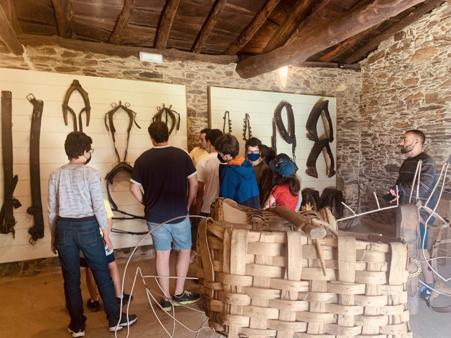 Visita guiada na sala de guarnicionería do Pazo de Tor