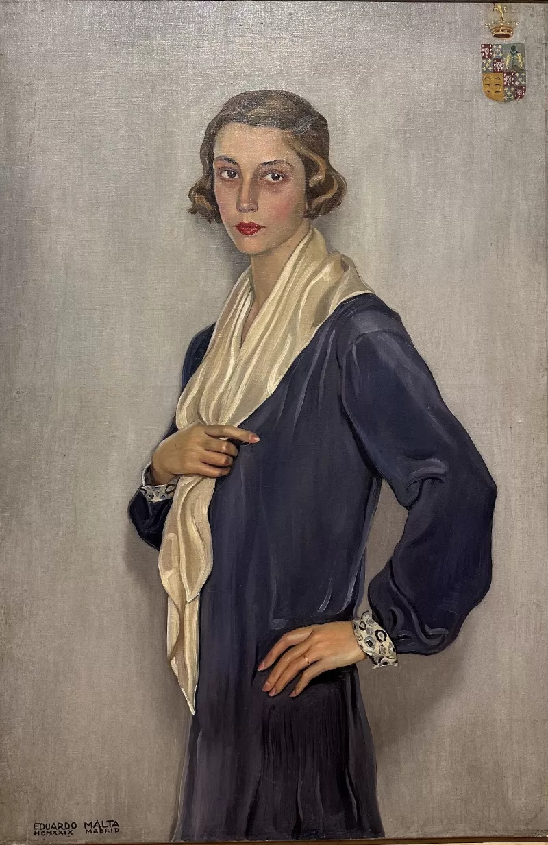 retrato de María Lurdes Alao de Albuquerque