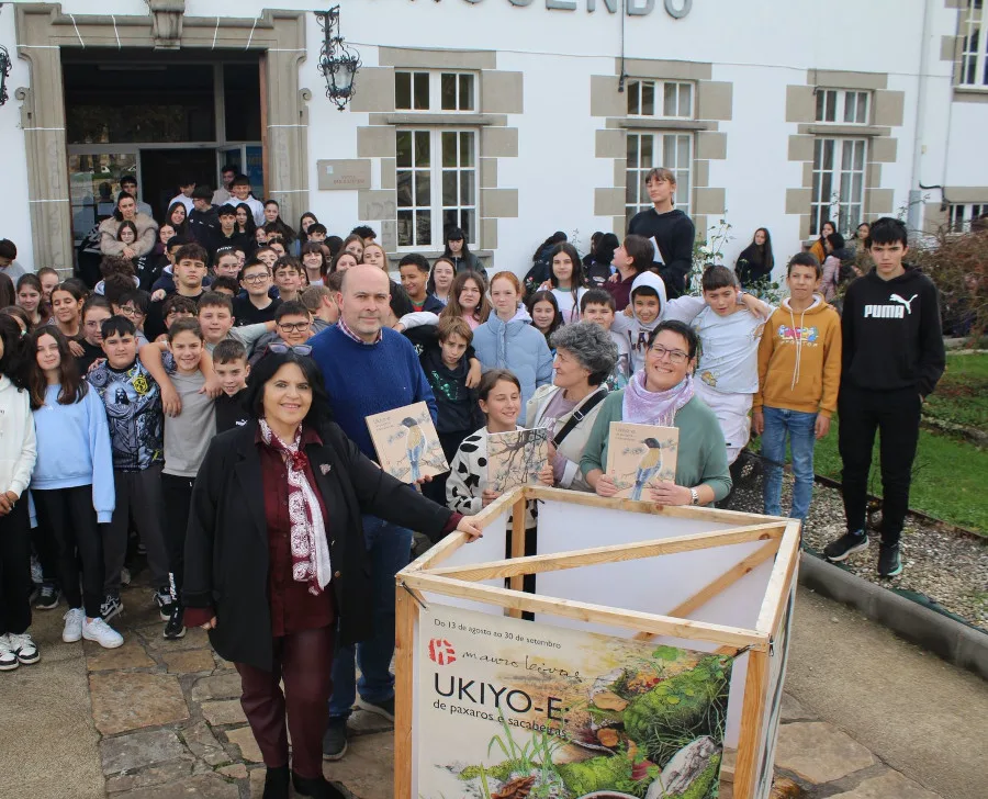 Presentación do catálogo “Ukiyo-e: de paxaros e sacabeiras” de Mauro Leivas