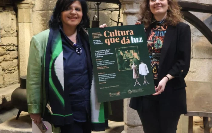 iria castro e encarna lago prezentan o encontro na cociña de san paio de narla