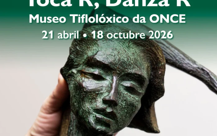 obras escultóricas procedentes do Museo Tiflolóxico da ONCE